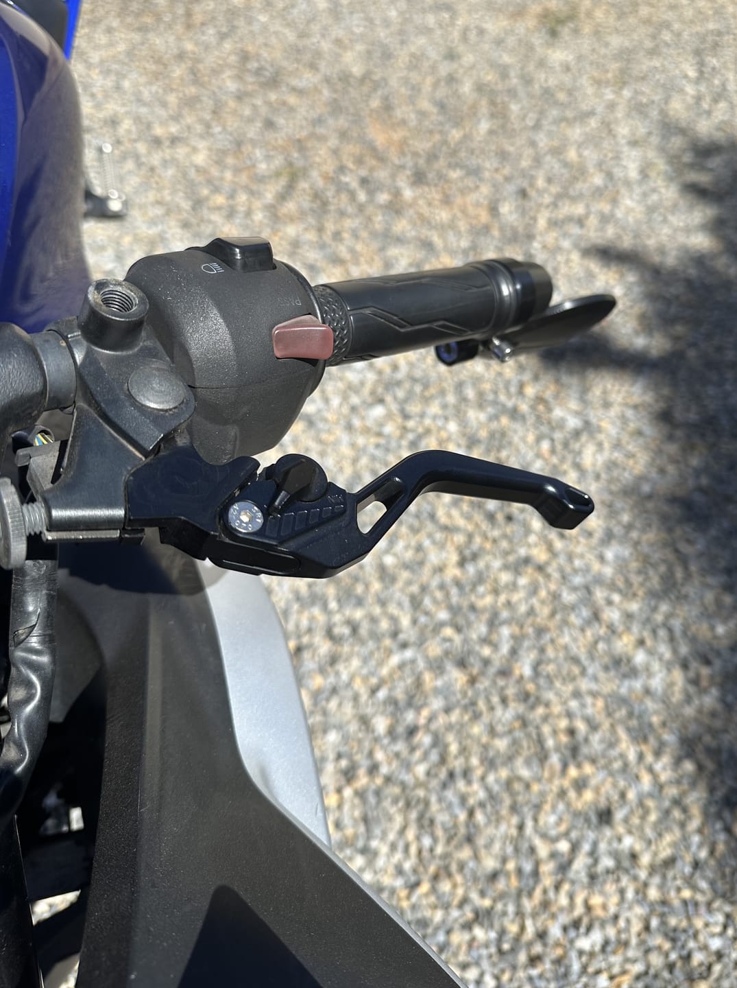 Customer photo review of EVOS Short Levers for Yamaha R3 & MT03
