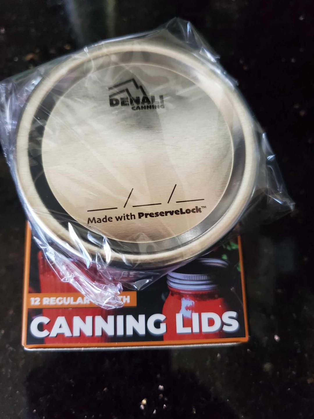 Customer photo review of 60 Pack - Denali® Lids, Regular Mouth