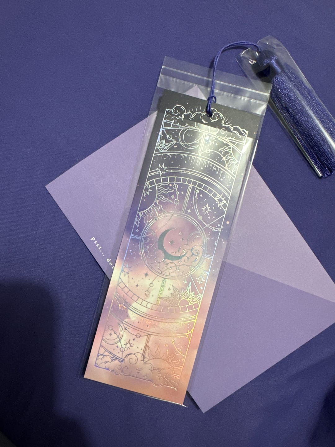 Customer photo review of Otherworldly Bookmark - Blue