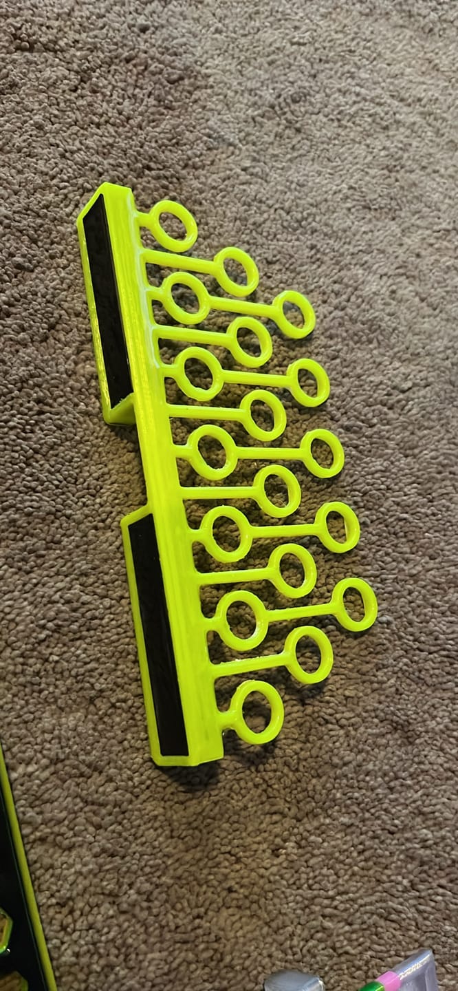Customer photo review of Fluorescent Yellow PETG Filament 1.75mm