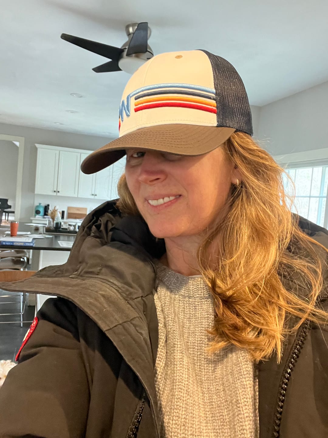 Customer photo review of SUNSTREAKER TRUCKER - WHITE