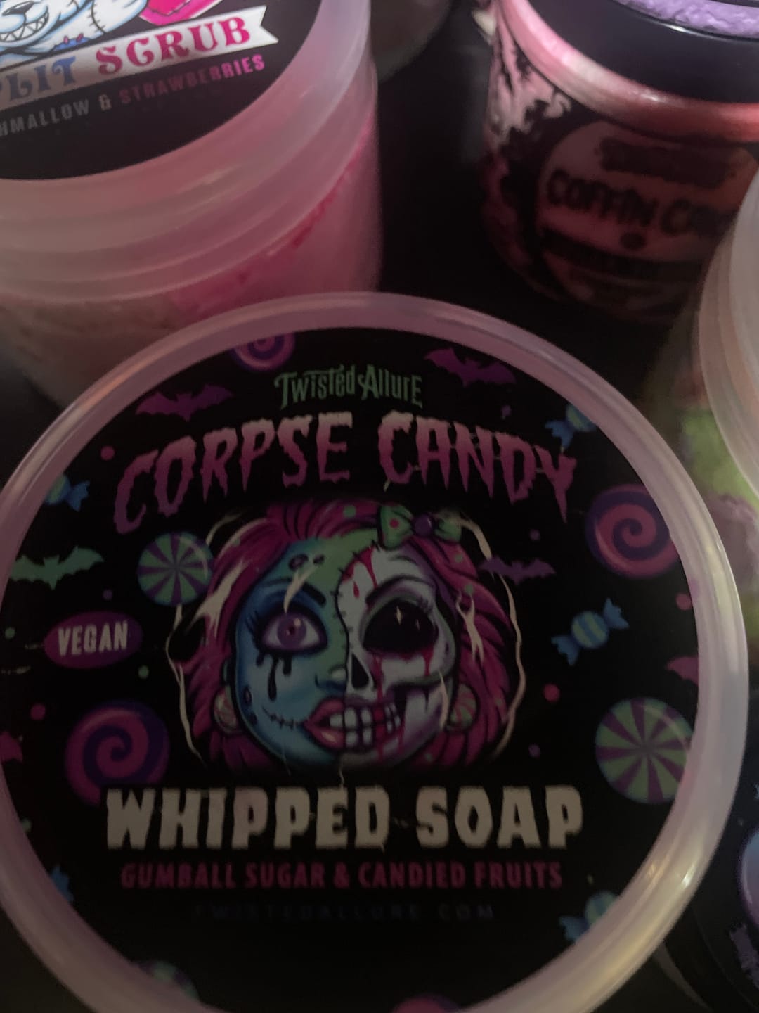 Customer photo review of Corpse Candy Whipped Soap