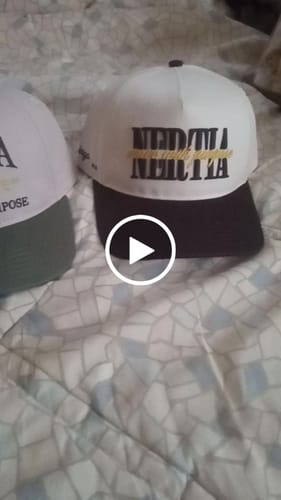 Customer video review of Move With Purpose Snapback II (Black & Crème)