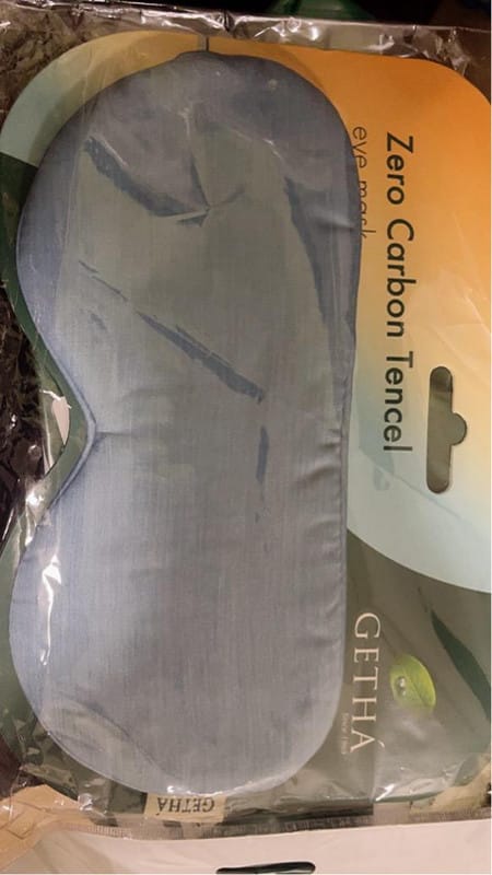 Customer photo review of Zero Carbon Tencel Eye Mask