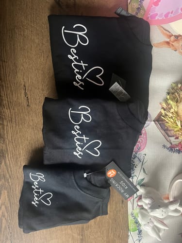 Customer photo review of Besties Mini Logo Mum & Kid Matching Tees/Vests (MRK X)
