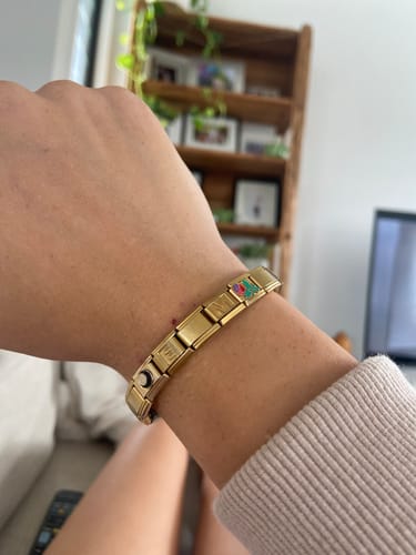 Customer photo review of Original Italian Charm Bracelet