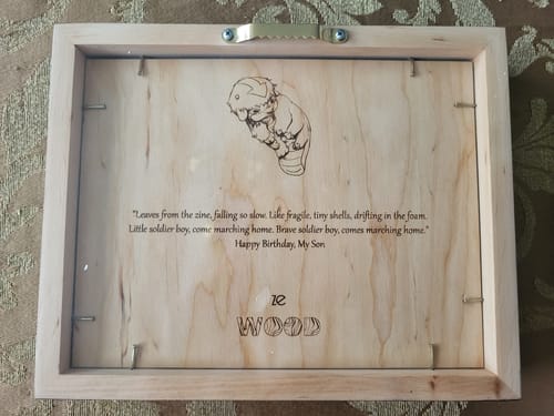 Customer photo review of Product Personalization