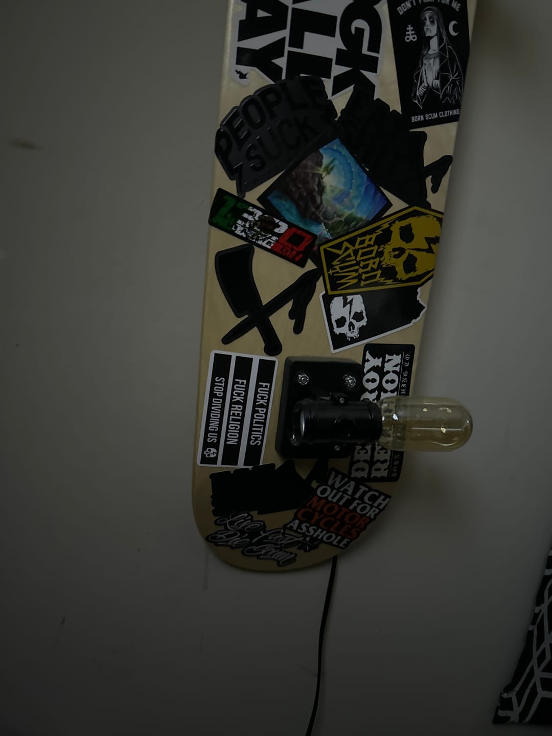 Customer photo review of STOP DIVIDING US STICKER