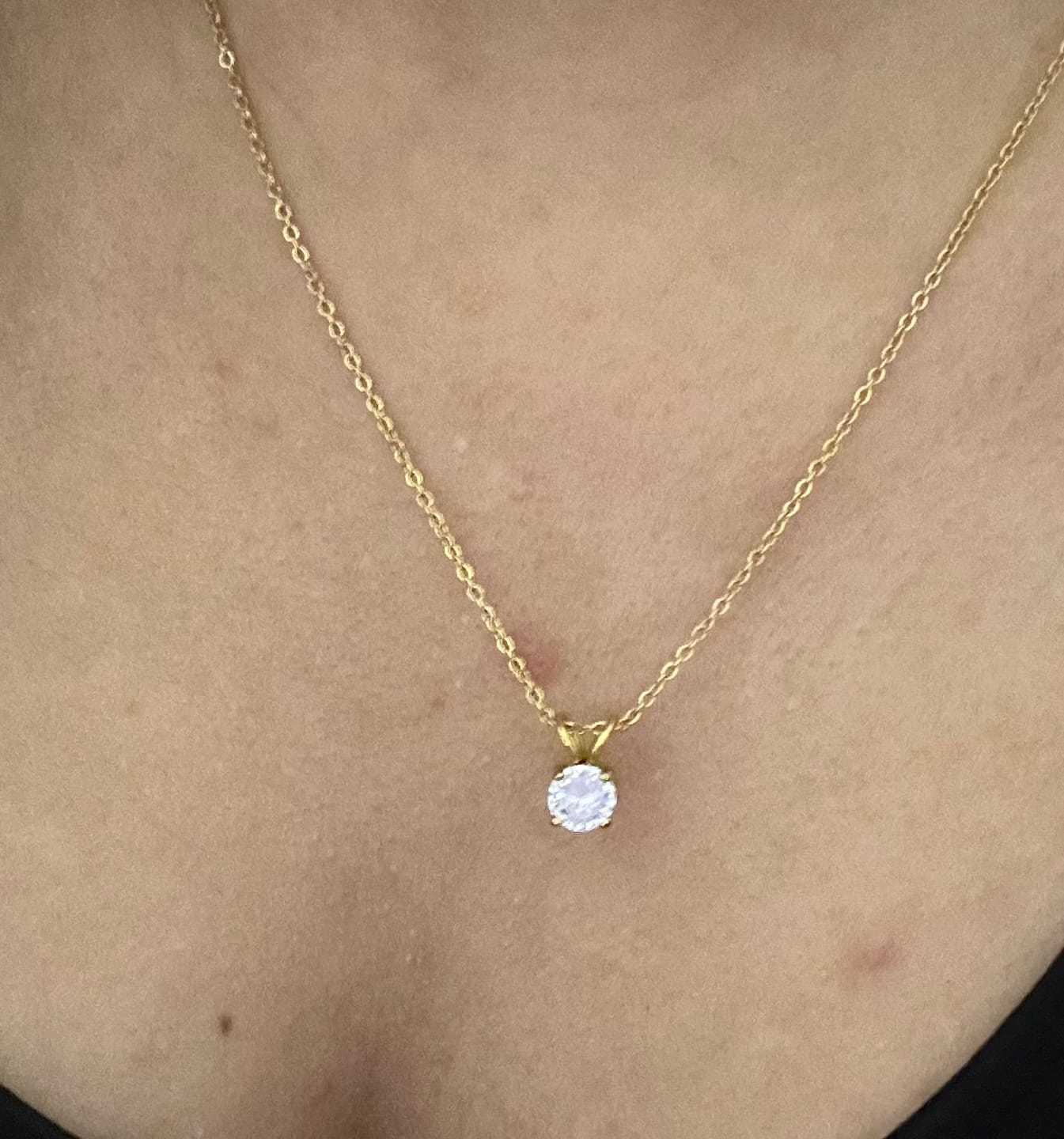 Customer photo review of Glamour Halskette | 18K vergoldet