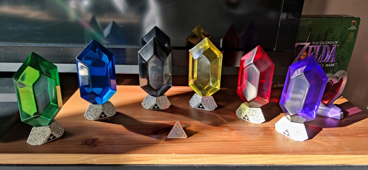 Customer photo review of Rubis inspirés par l'univers Zelda - 10 coloris disponibles!