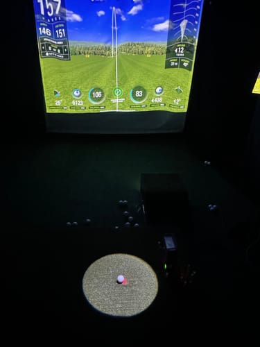 Customer photo review of Optoma GT2000HDR Short Throw Golf Simulator Projector
