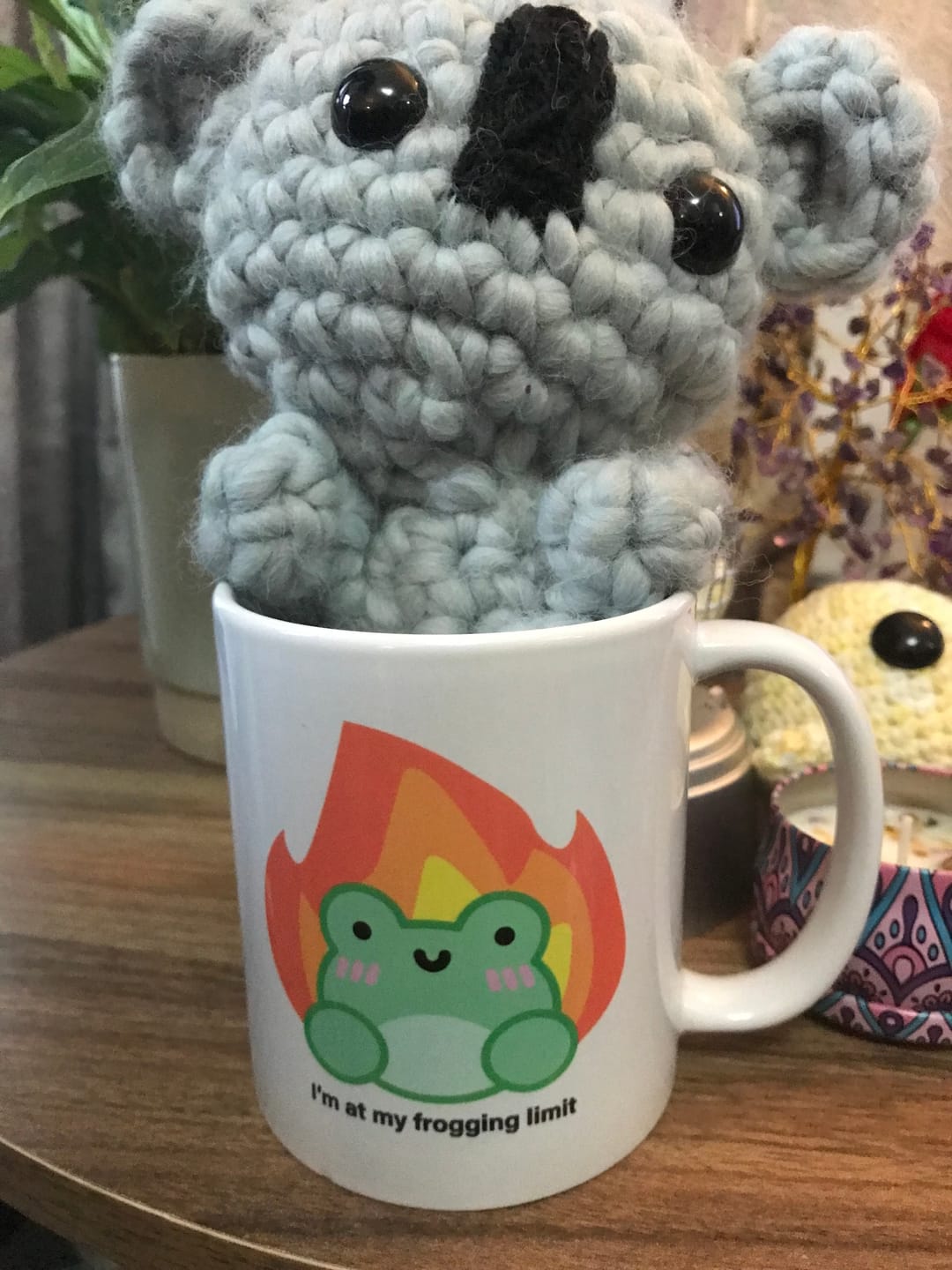 Customer photo review of I'm At My Frogging Limit Mug