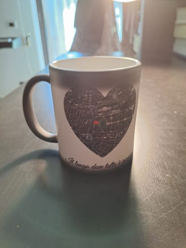 Customer photo review of Tazza magica personalizzata 325ml