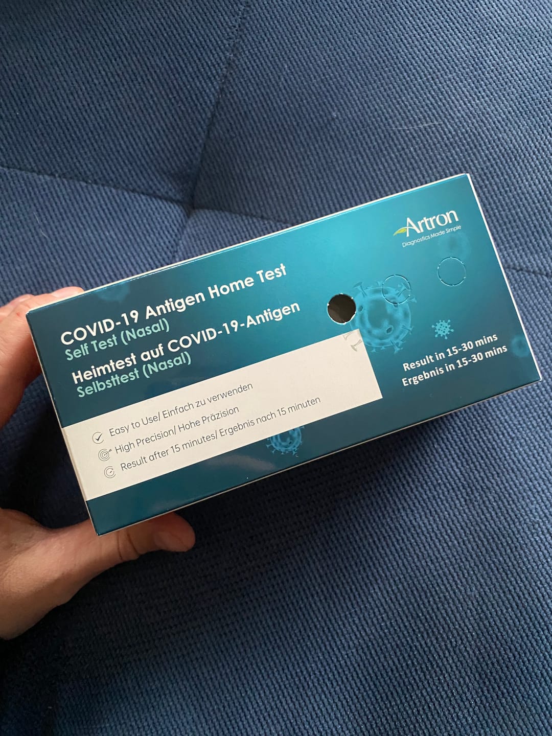 Customer photo review of Artron Rapid COVID-19 Antigen Test Made in Canada (Expiry: SEPT 2025)