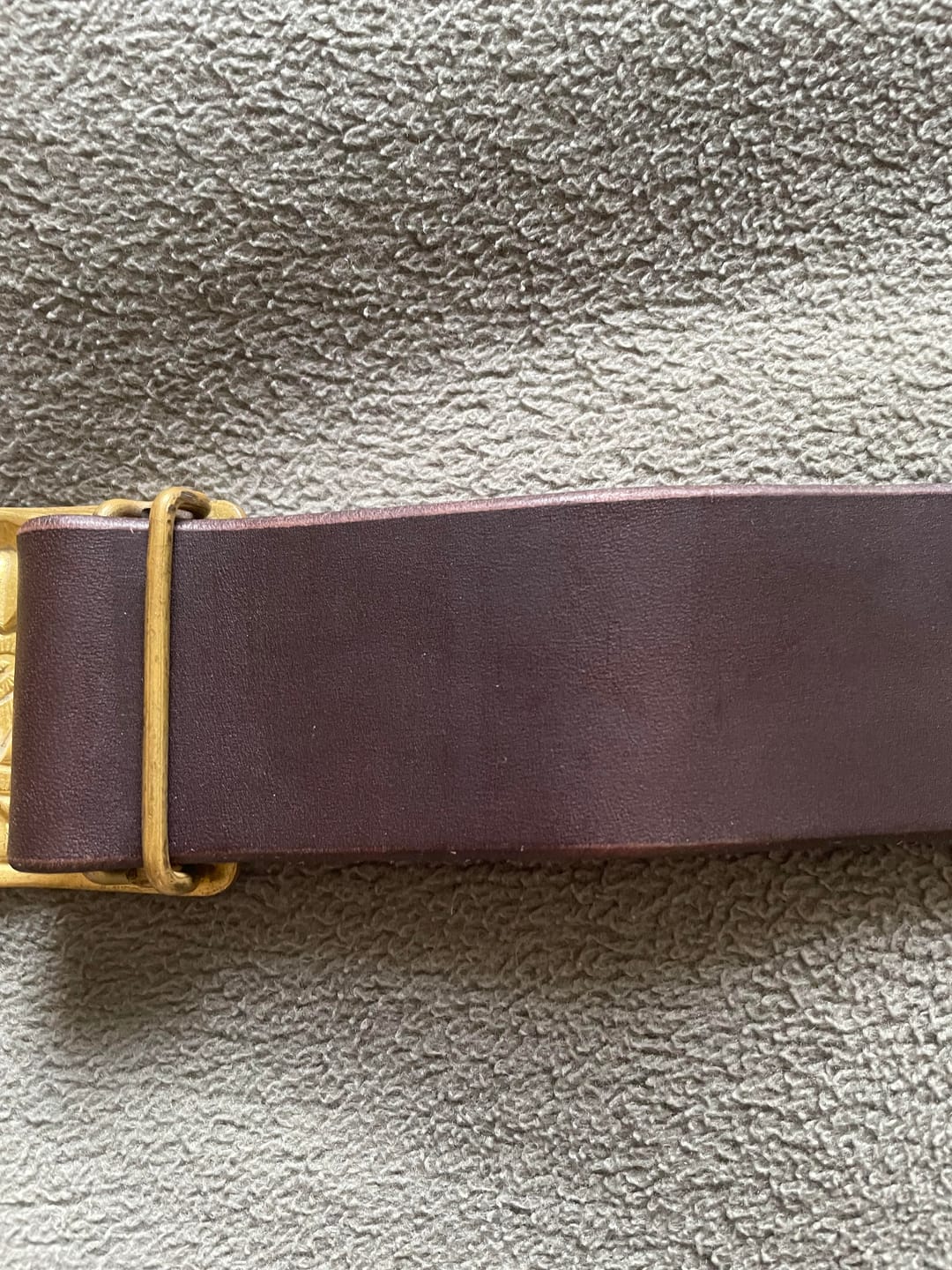 Customer photo review of “Bring your own buckle” belt
