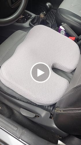 Customer video review of Rall- Portable Tailbone Cushion