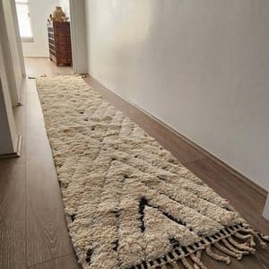 Customer photo review of Modern Abstract Geometric Wool Rug