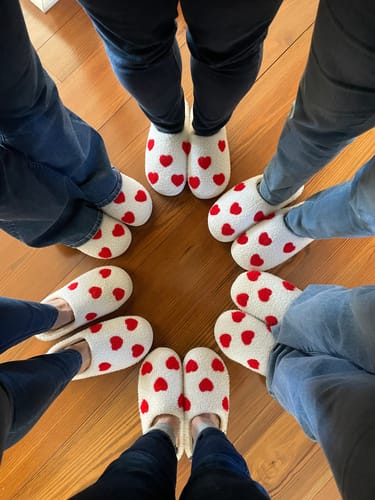 Customer photo review of Lover's Plush Slippers