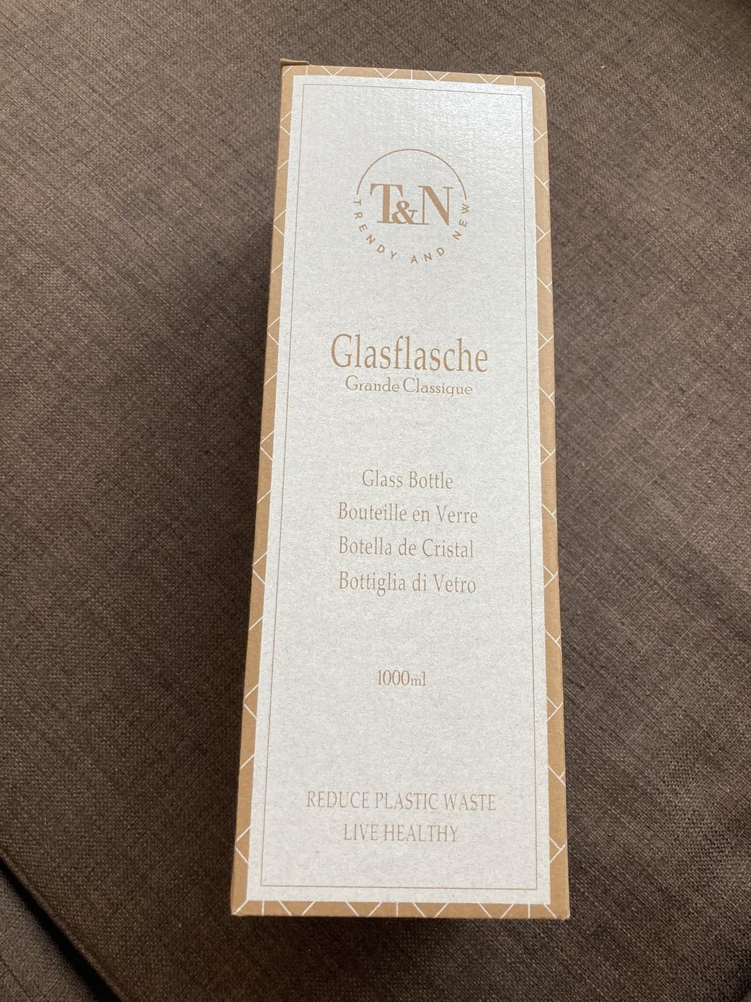 Customer photo review of T&N Glasflasche 1 Liter, 750ml, 550ml