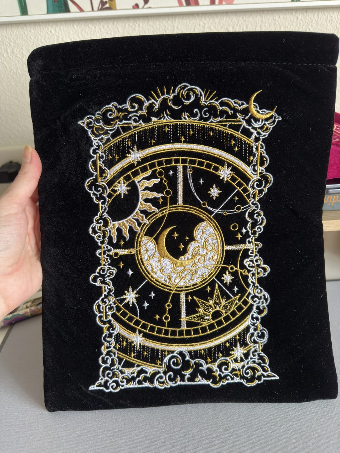 Customer photo review of Otherworldly Book & iPad Sleeve- Black