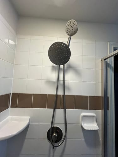 Customer photo review of 3-Spray Dual Shower Head Set