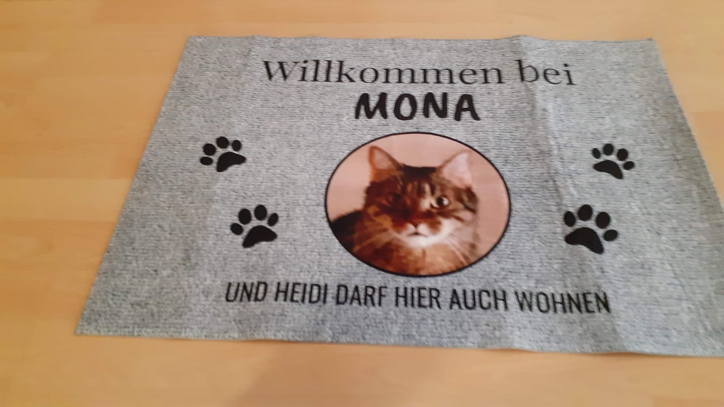 Customer photo review of Eigenes Foto - Individuelle Fußmatte