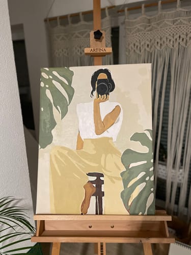 Customer photo review of DIY - UNAMULI PREMIUM Malen nach Zahlen Set