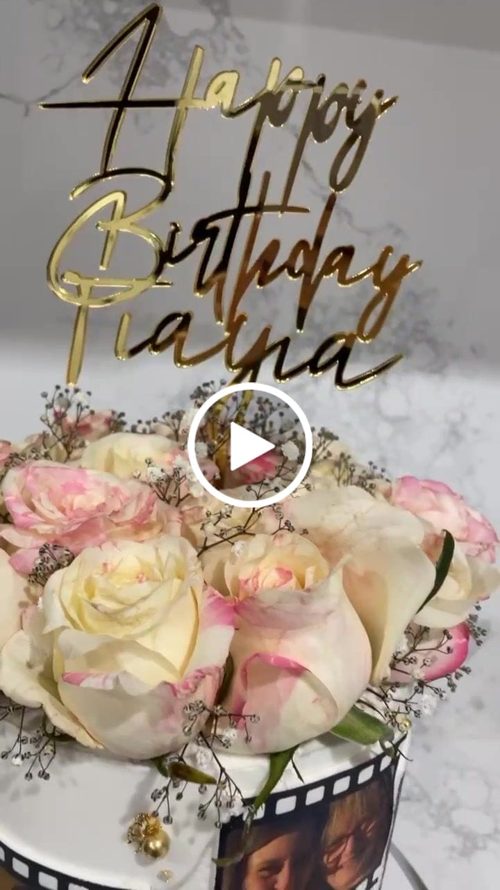 Customer video review of Film Reel - Custom Edible Icing Image