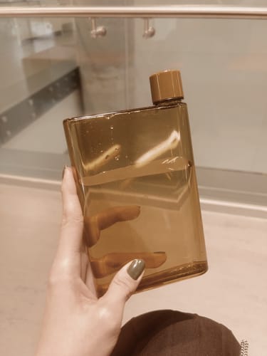 Customer photo review of Nova Flat Water Bottle