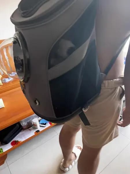 Customer photo review of Capsule Backpack