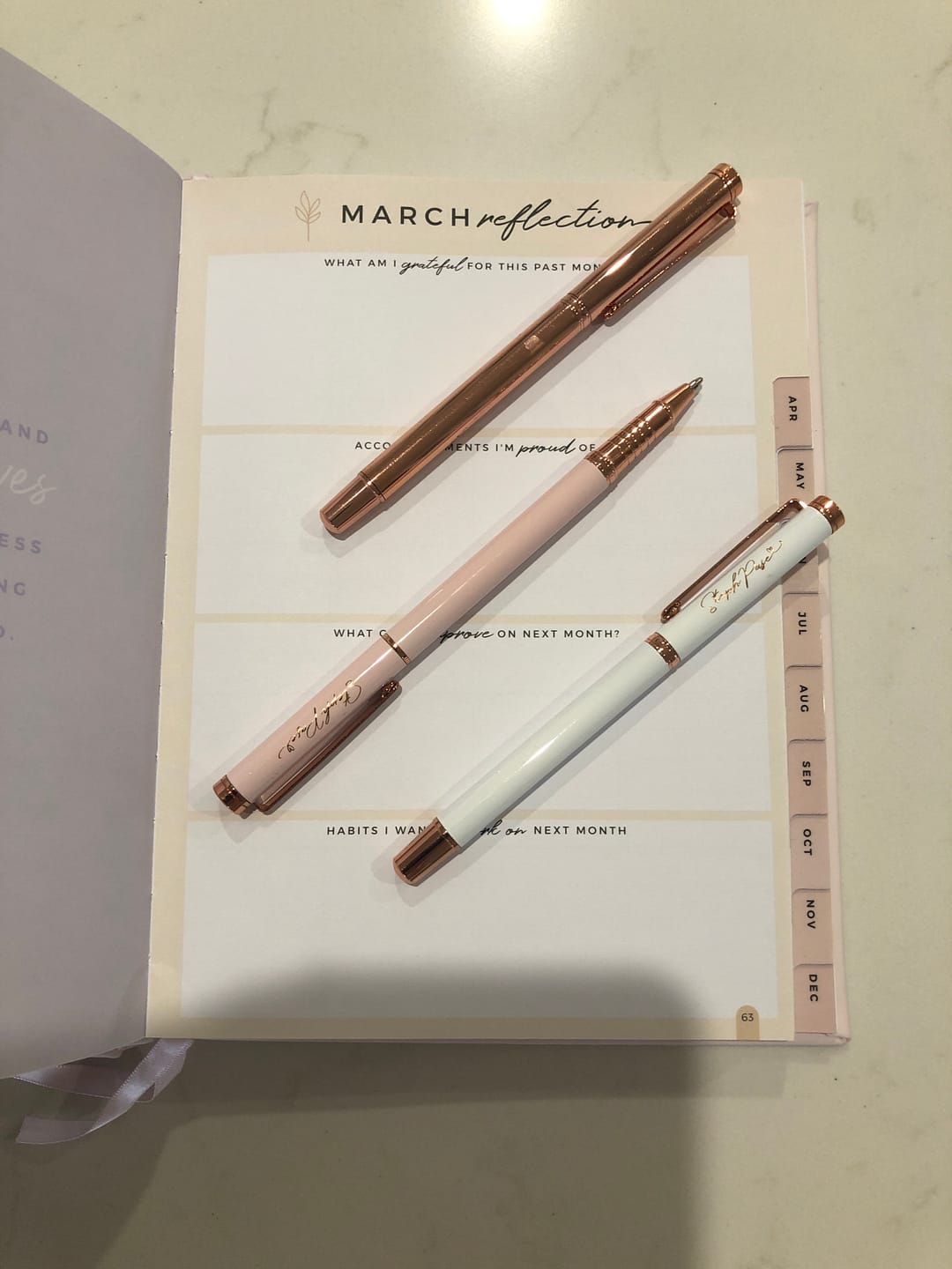 Customer photo review of The Essential Pen Pack ROSE GOLD