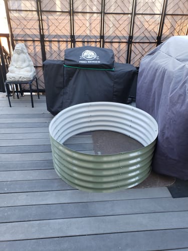 Customer photo review of 17” Tall Large Round