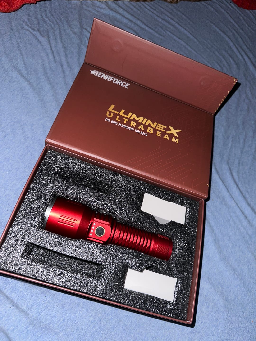 Customer photo review of LumineX Ultrabeam Flashlight