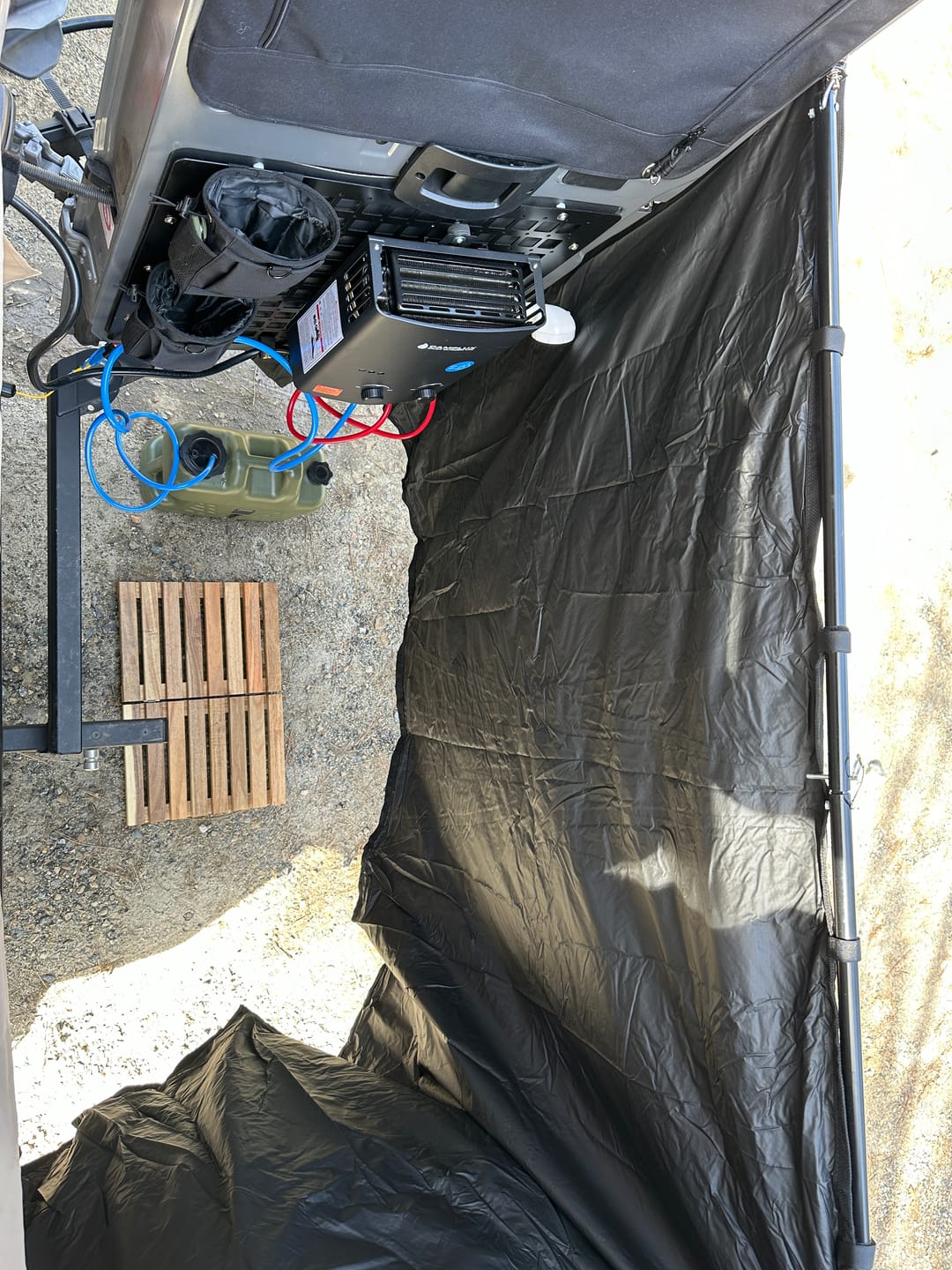 Customer photo review of Camplux Propane Off-Grid Portable Water Heater for RV, Trailer & Camper - Black