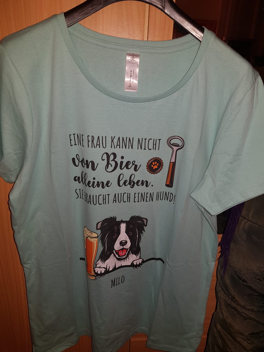 Customer photo review of Bier & Wuff - Individuelles T-Shirt
