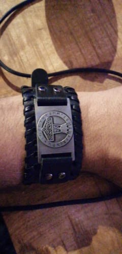 Customer photo review of BRACELET VIKING VEGVISIR