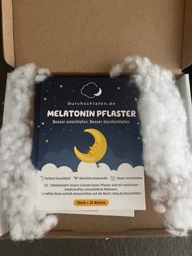Customer photo review of Durchschlafen - Melatonin Pflaster