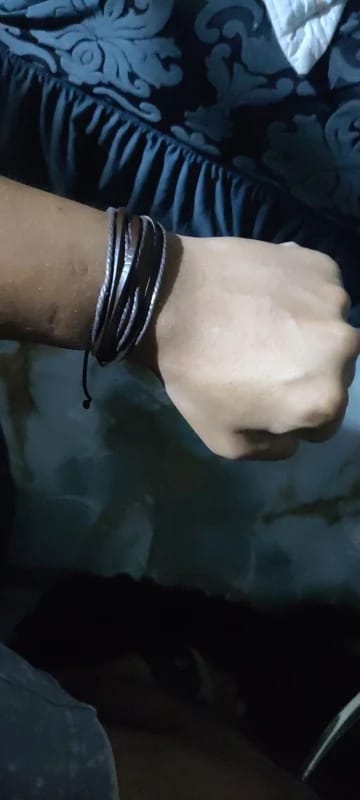 Customer photo review of Bracelet Femme Africain