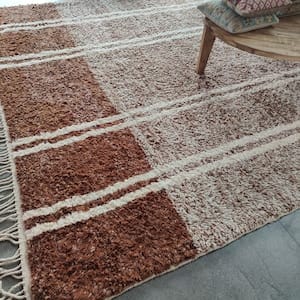 Customer photo review of Modern Abstract Geometric Wool Rug