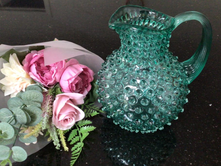 Customer photo review of Beryl Hobnail Jug