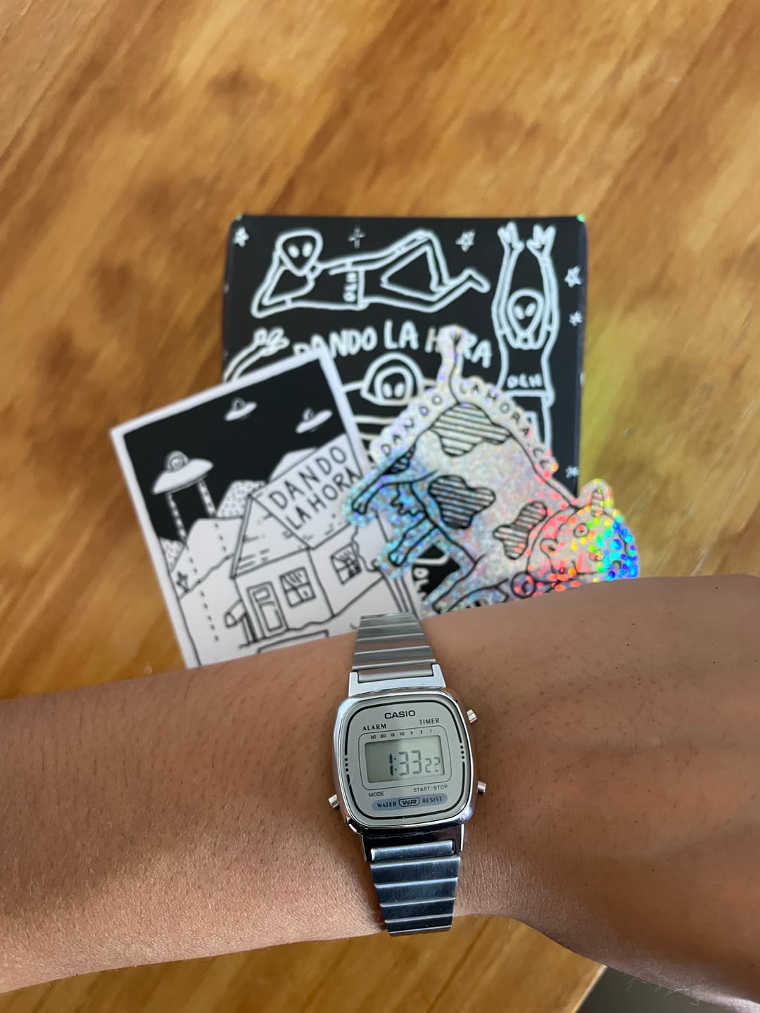 Customer photo review of Reloj Casio Vintage LA670WA-7DF Plateado