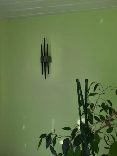 Customer photo review of Arandela de Parede Spartan Metal e Vidro