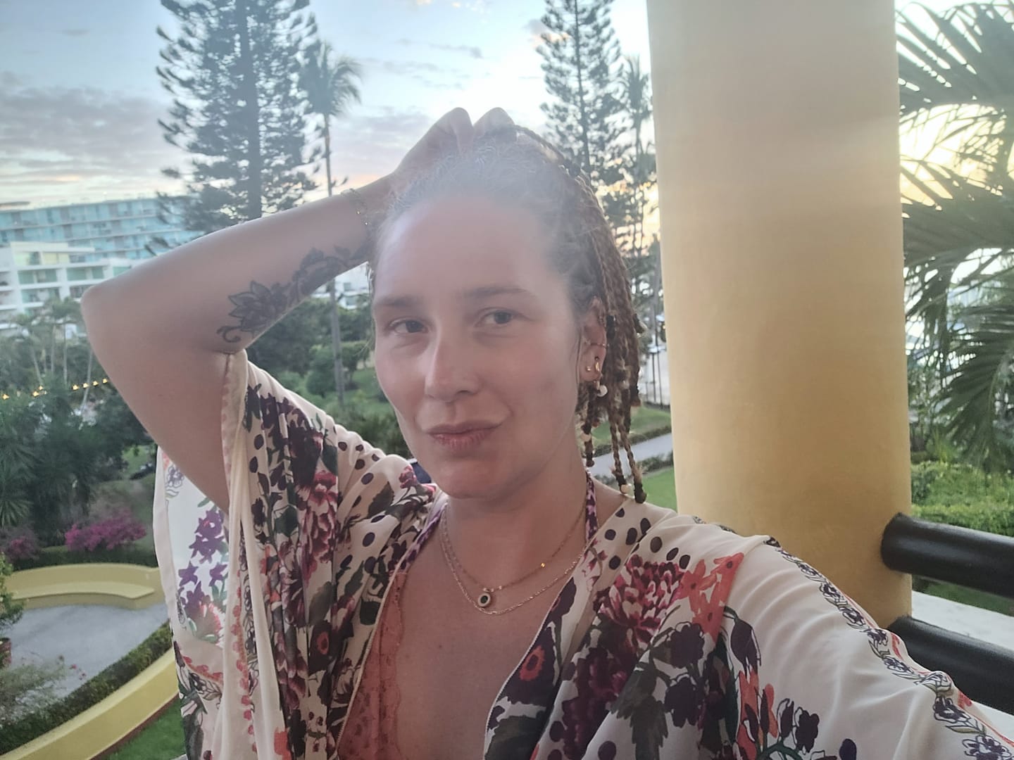 Customer photo review of Green Crystal Athena Necklace