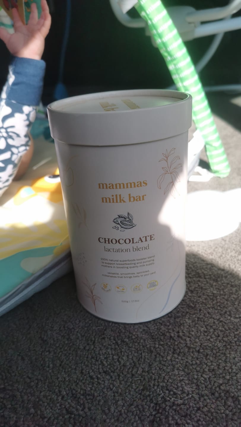 Customer photo review of Chocolate Lactation Blend