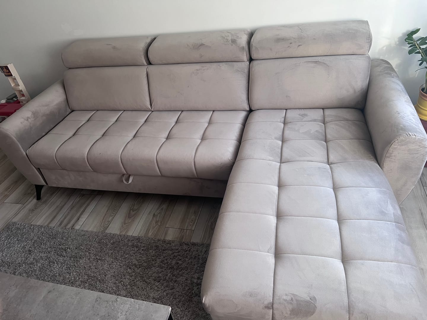Customer photo review of Minkštas kampas Diante