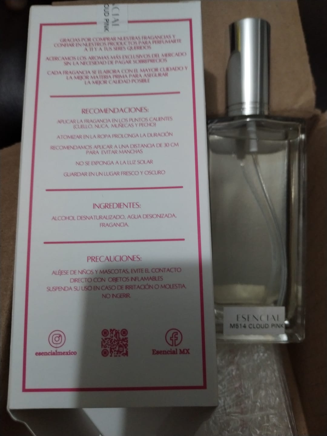Customer photo review of M514 Inspirado en: Cloud Pink - Ariana Grande