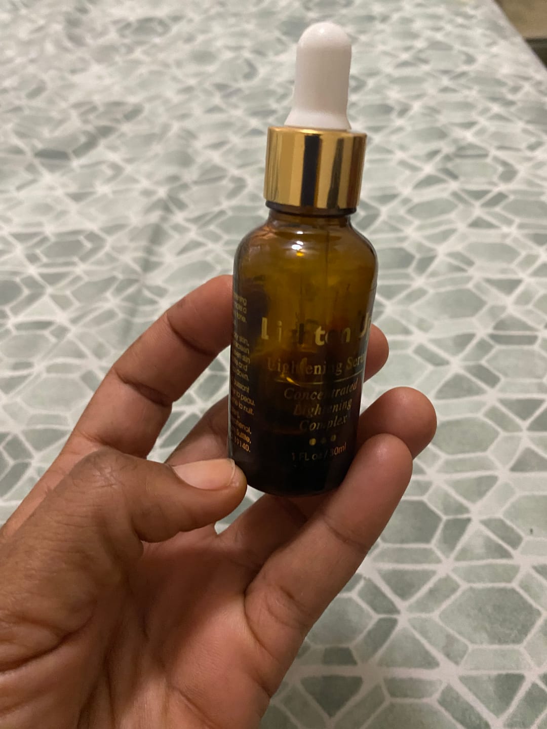 Customer photo review of LightenUp Anti-Aging Brightening Serum - 30ml / 1 Fl Oz
