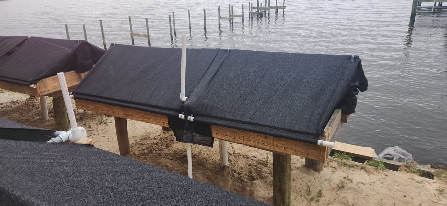 Customer photo review of Black Mesh Roll - 90% Shade