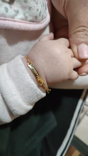 Customer photo review of Bracciale Nome Bimbo
