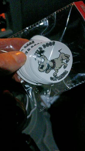 Customer photo review of Sticker Vinile Trasparenti